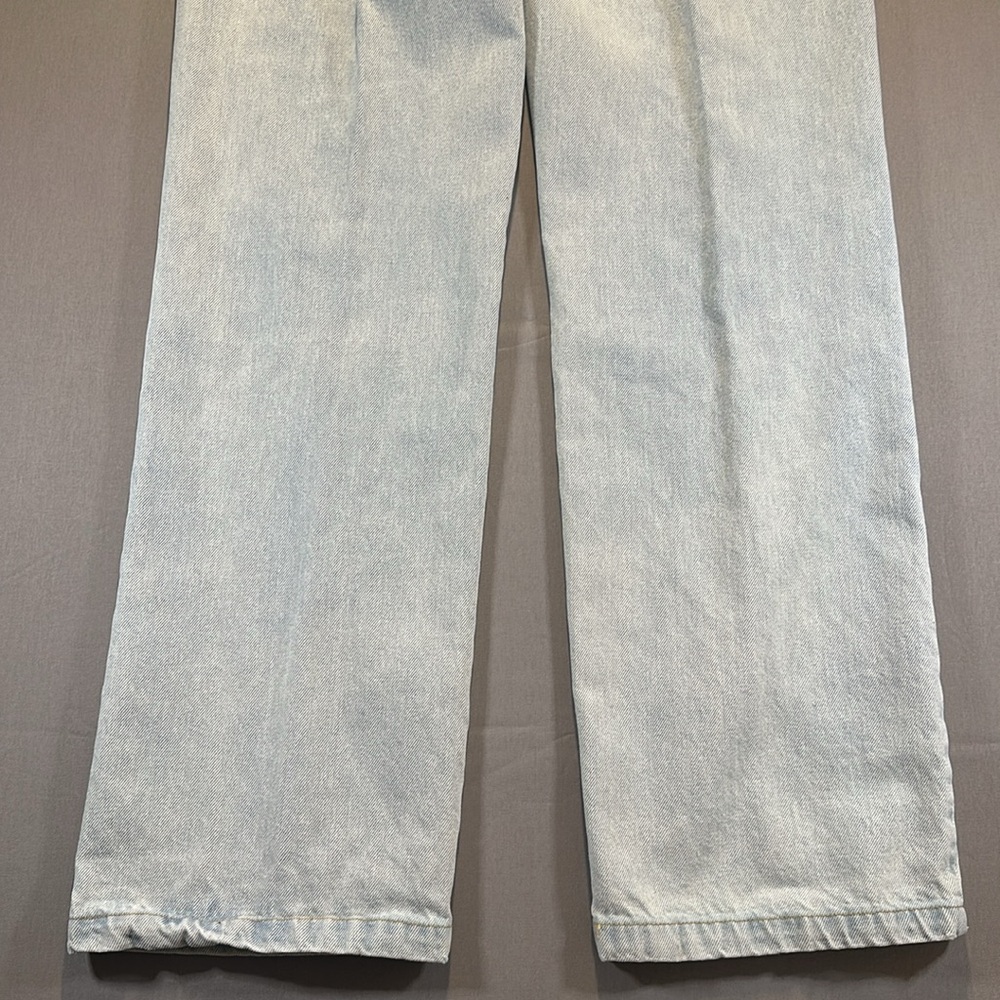 Et Clet Western Embroidered Flame Detail Straight Leg Jeans - Womens Small - Picture 11 of 16